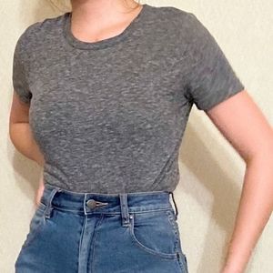 Grey/Gray Crew Neck Shirt